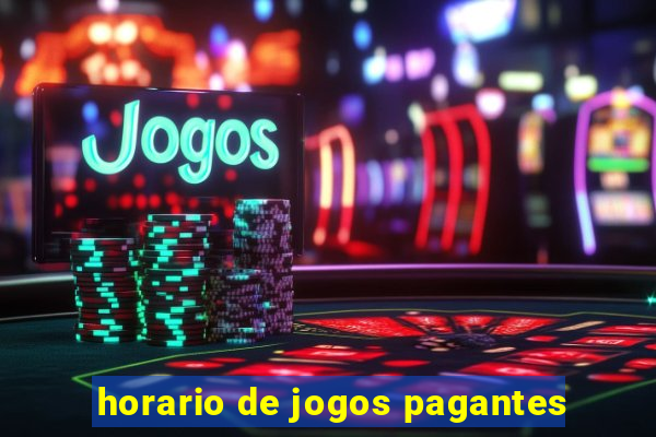 horario de jogos pagantes